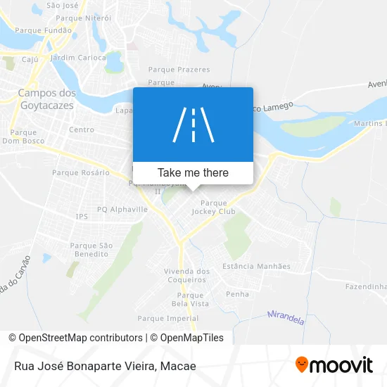 Rua José Bonaparte Vieira map