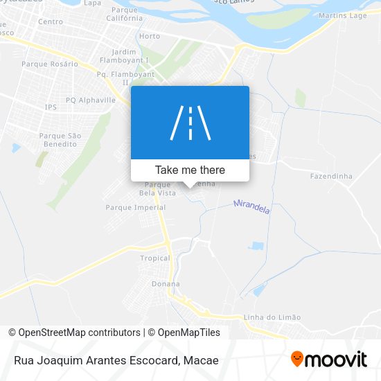 Rua Joaquim Arantes Escocard map