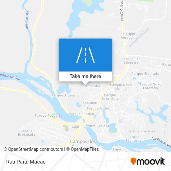 Rua Pará map