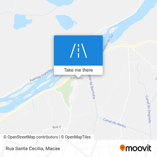 Rua Santa Cecilia map