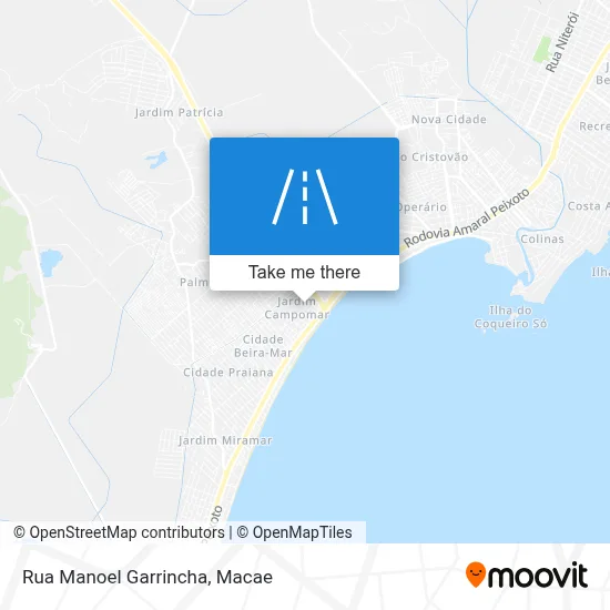 Rua Manoel Garrincha map