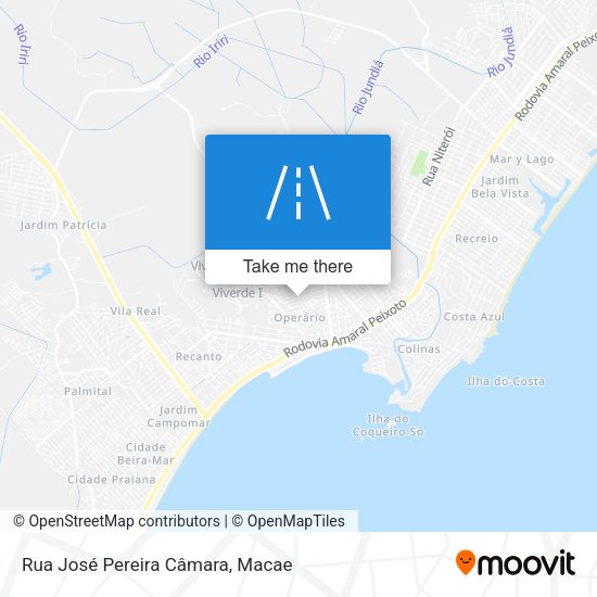 Rua José Pereira Câmara map