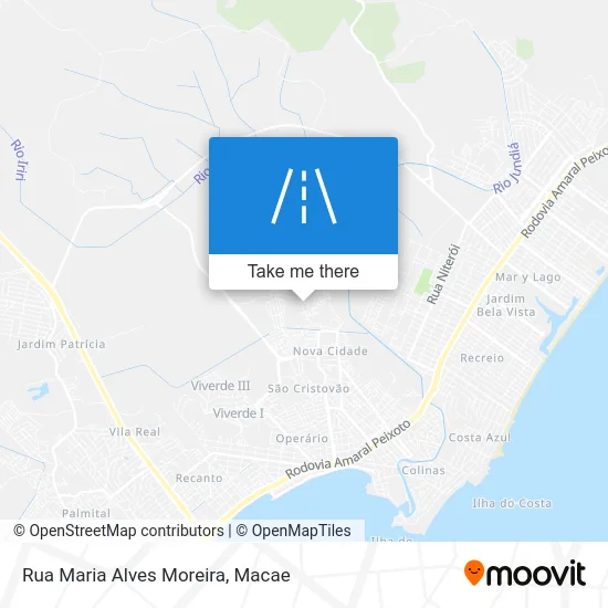 Rua Maria Alves Moreira map