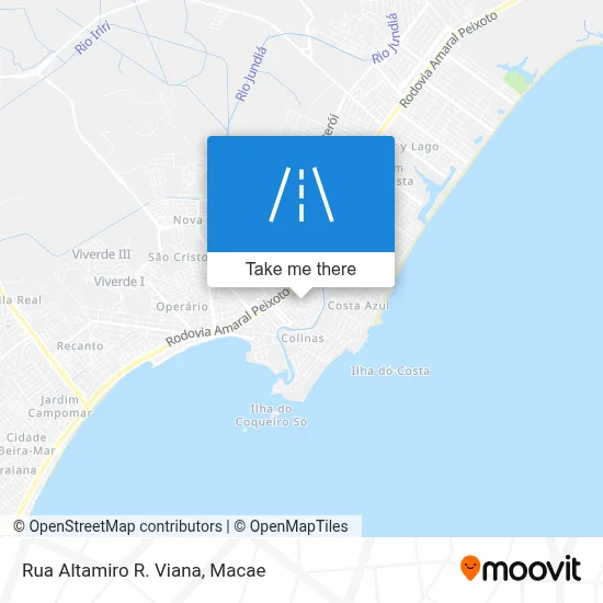 Rua Altamiro R. Viana map