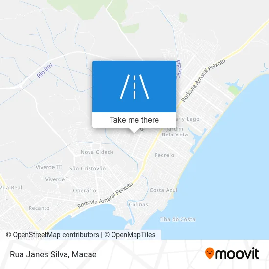 Rua Janes Silva map