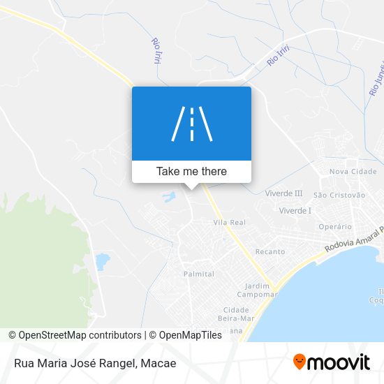 Rua Maria José Rangel map