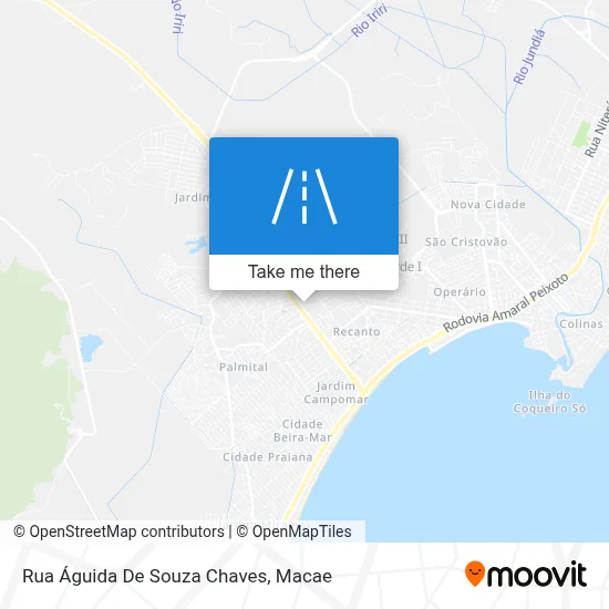 Rua Águida De Souza Chaves map