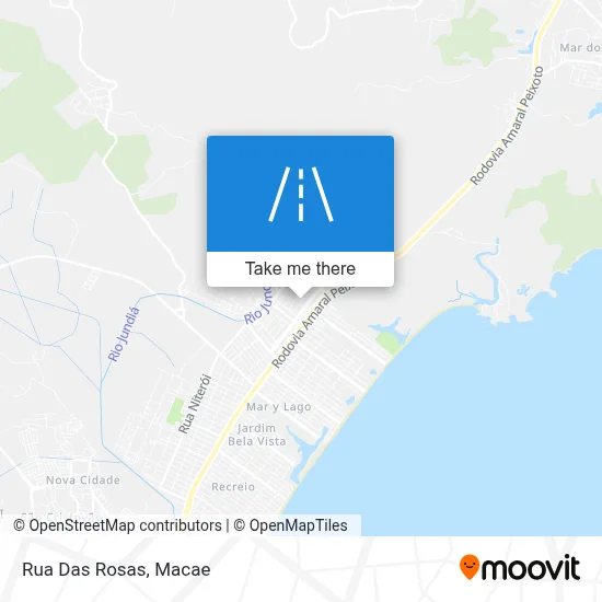Rua Das Rosas map