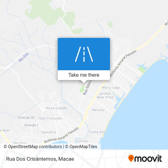 Rua Dos Crisântemos map