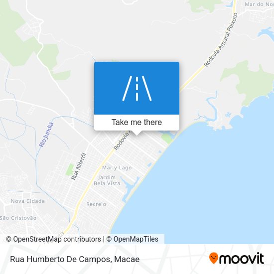 Rua Humberto De Campos map
