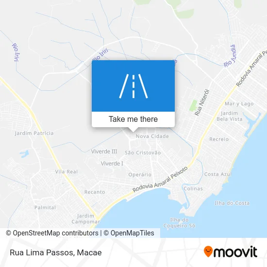Rua Lima Passos map