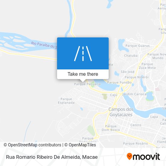 Rua Romario Ribeiro De Almeida map