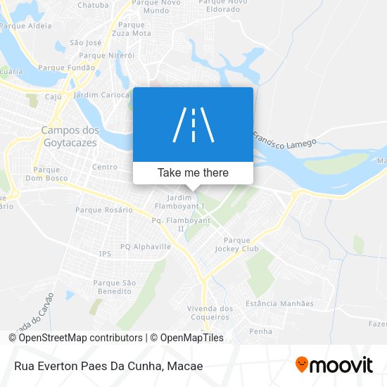 Rua Everton Paes Da Cunha map