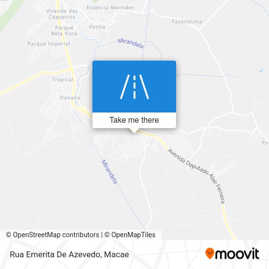 Rua Emerita De Azevedo map