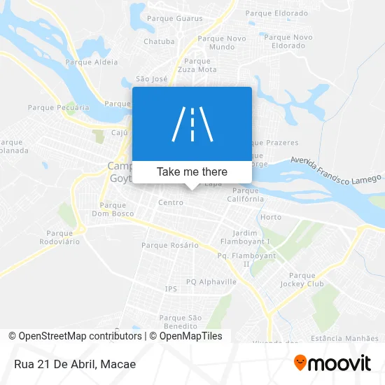 Rua 21 De Abril map