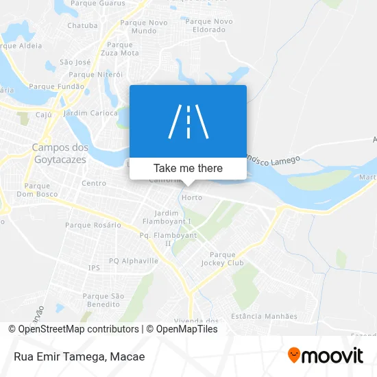 Rua Emir Tamega map
