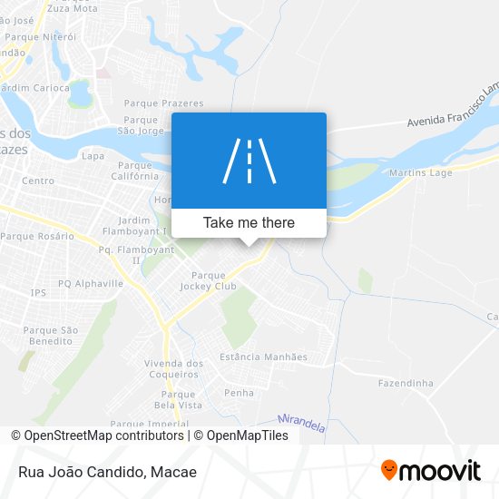 Rua João Candido map
