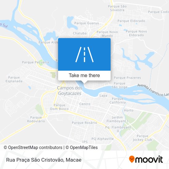 Rua Praça São Cristovão map