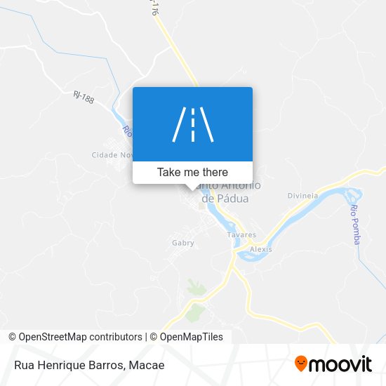 Rua Henrique Barros map