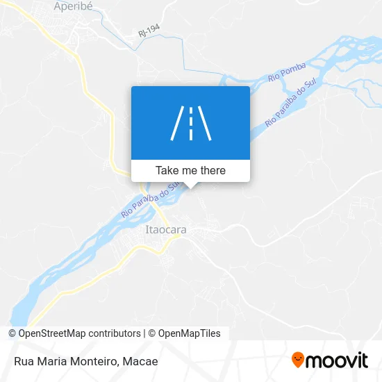 Rua Maria Monteiro map