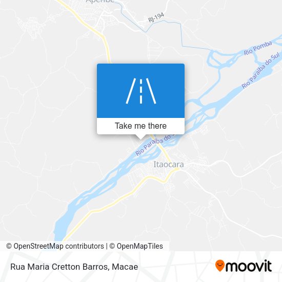 Rua Maria Cretton Barros map