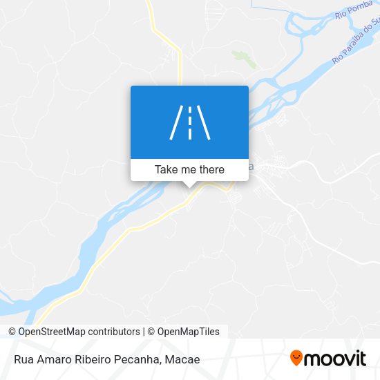 Rua Amaro Ribeiro Pecanha map