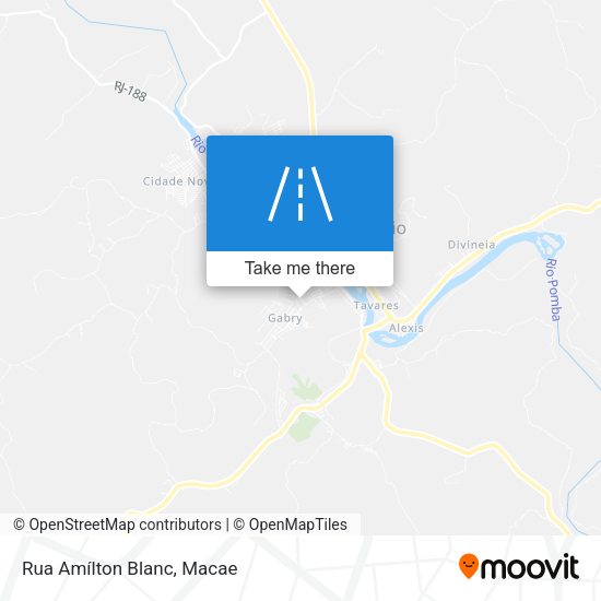 Rua Amílton Blanc map