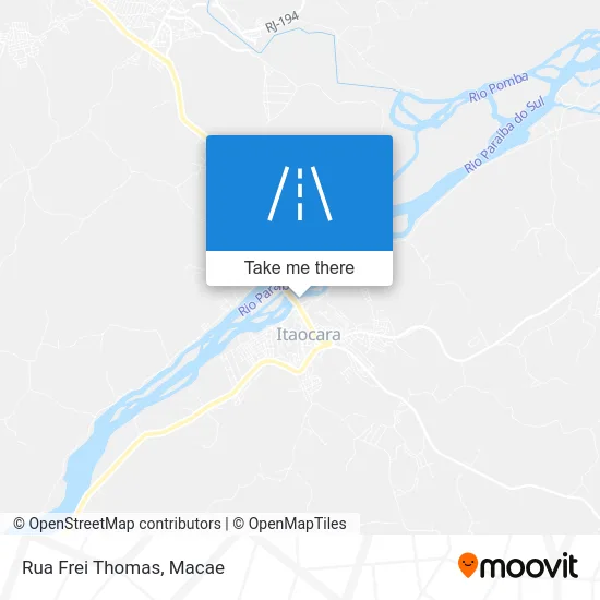 Rua Frei Thomas map