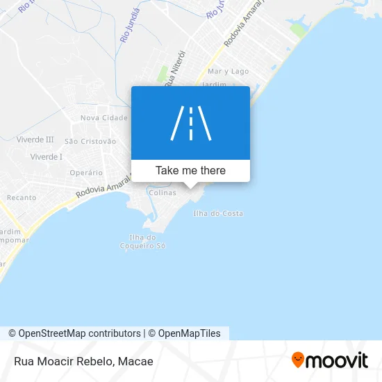 Rua Moacir Rebelo map