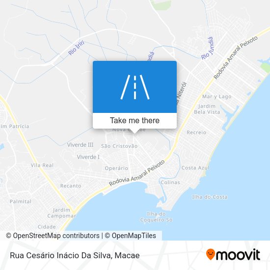 Rua Cesário Inácio Da Silva map