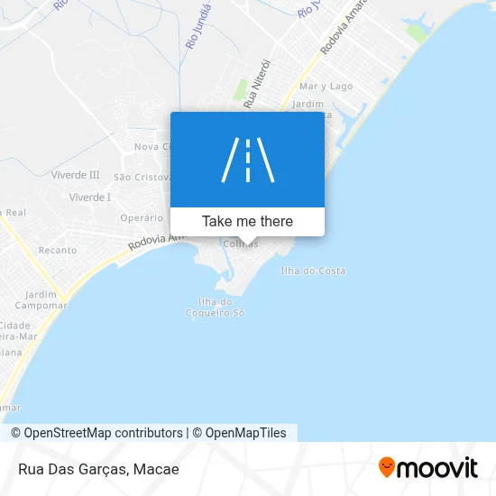 Rua Das Garças map