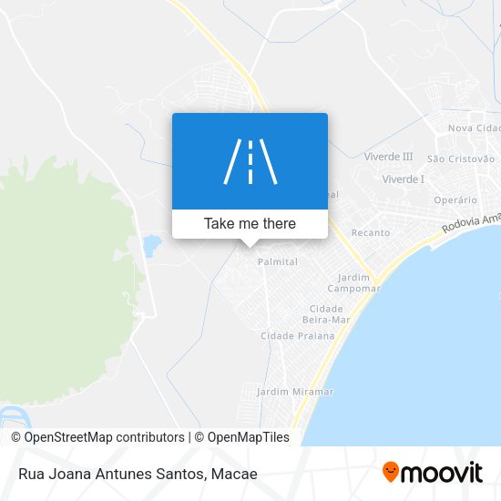 Rua Joana Antunes Santos map