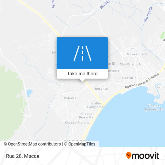 Rua 28 map