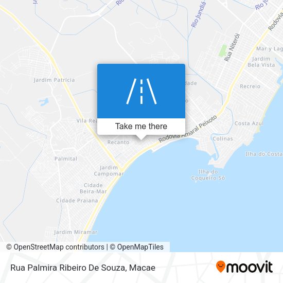 Rua Palmira Ribeiro De Souza map