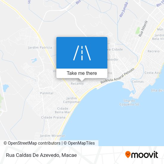 Rua Caldas De Azevedo map
