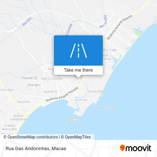Rua Das Andorinhas map