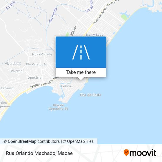 Rua Orlando Machado map