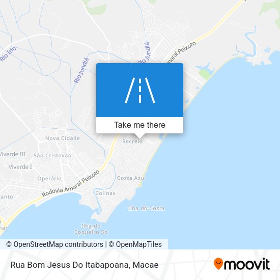 Rua Bom Jesus Do Itabapoana map