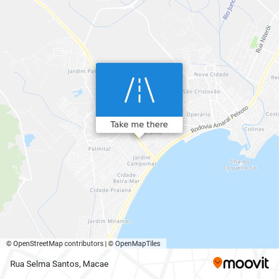 Rua Selma Santos map