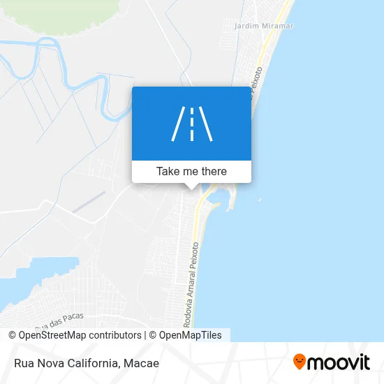 Rua Nova California map