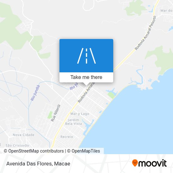 Avenida Das Flores map