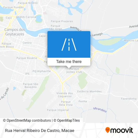 Rua Herval Ribeiro De Castro map