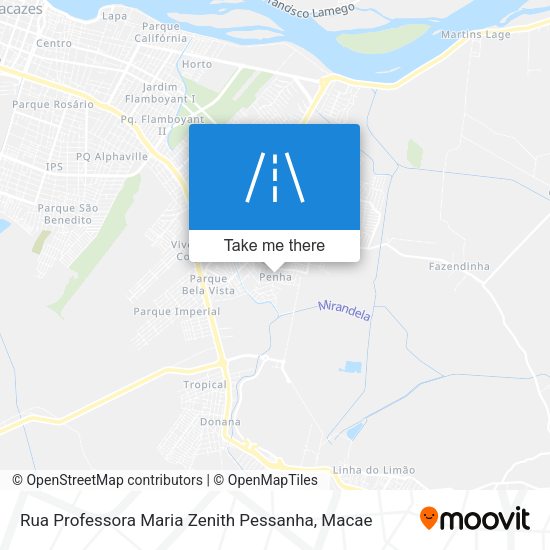 Rua Professora Maria Zenith Pessanha map
