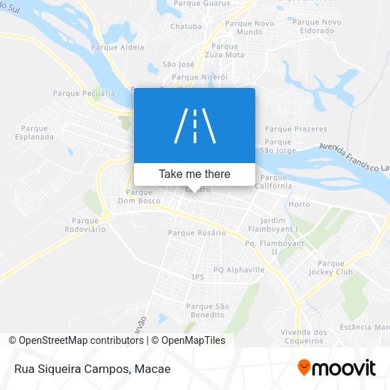 Rua Siqueira Campos map