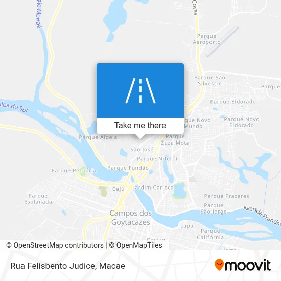 Rua Felisbento Judice map