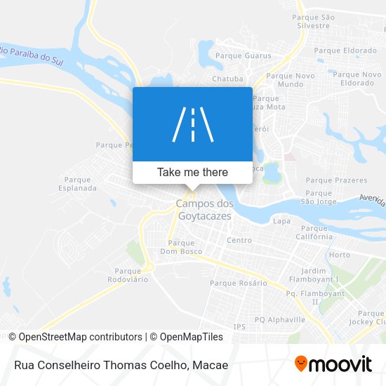 Rua Conselheiro Thomas Coelho map