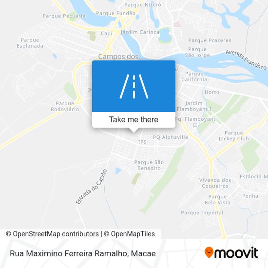 Rua Maximino Ferreira Ramalho map