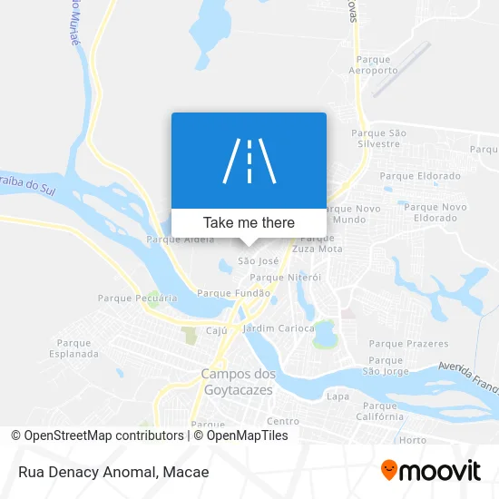 Rua Denacy Anomal map