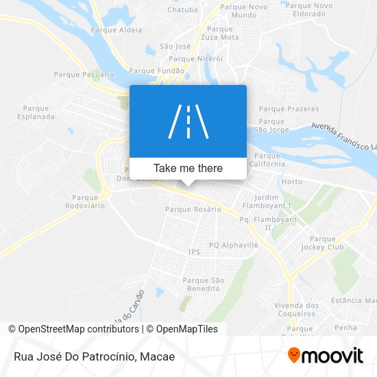Rua José Do Patrocínio map