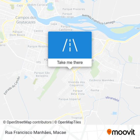 Rua Francisco Manhães map